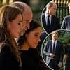 Body language expert reveals the moment William 'acted as a buffer' between Kate and Meghan while the Duchess broke royal protocol