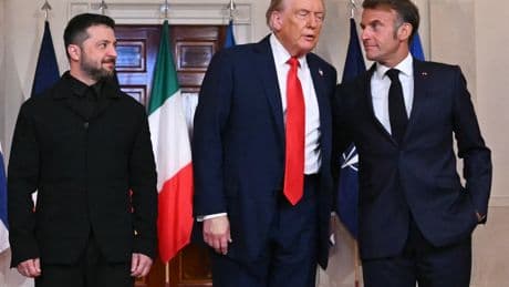 Trump caught on hot mic saying he thinks Putin ‘wants to make a deal for me – as crazy as it sounds’
