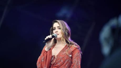 X Factor star 'splits from husband of eight years' as she makes Glastonbury debut