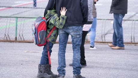 An elementary school in Prévost, Quebec, destroyed in fire