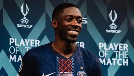 Dembélé, MVP de la final de la Supercopa de Europa