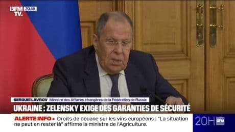 Déploiement militaire européen en Ukraine: "J'espère que ceux qui envisagent de tels plans, comprennent quelles en seront les conséquences", affirme Sergueï Lavrov