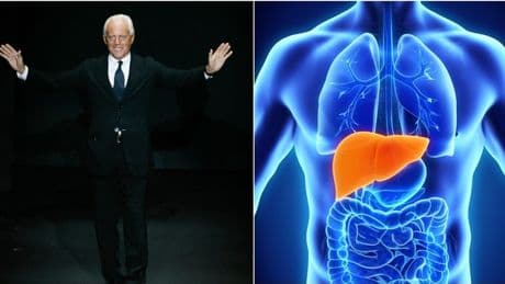 Giorgio Armani e l'epatite a causa degli integratori per palestra: sintomi, sostanze da evitare e consigli gastroenterologo