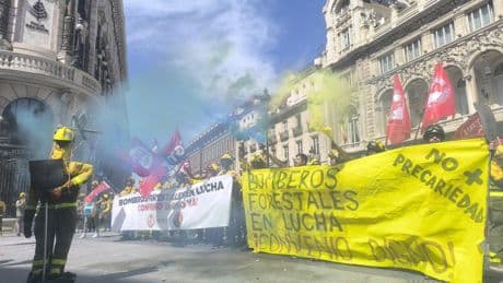 Los brigadistas forestales de Madrid vuelven a la huelga desde el próximo lunes