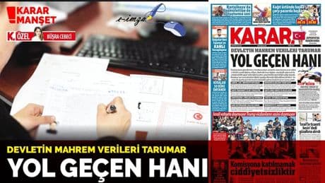 Devletin mahrem verileri tarumar: Yol geçen hanı