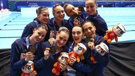 España cierra el mejor Mundial de natación artística de su historia con nueve medallas y una Iris Tió de oro
