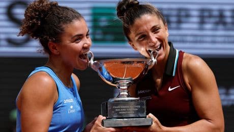 Roland-Garros : les championnes olympiques Paolini et Errani remportent le double féminin