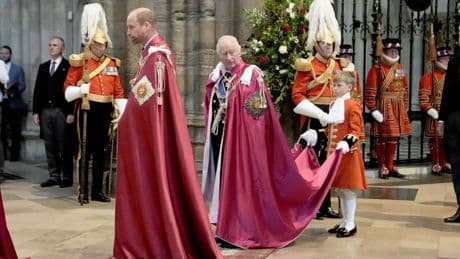 King Charles and Prince William share private moment at historical ceremony