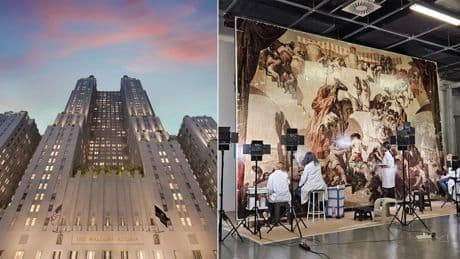Las obras que José María Sert pintó para el hotel más alto y lujoso del mundo recuperan su esplendor