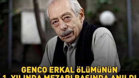 Usta oyuncu Genco Erkal ölümünün 1. yılında mezarı başında anıldı: 'HALA NEFESİNİ HİSSEDİYORUZ!'