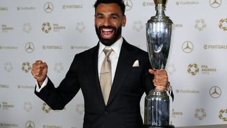 Liverpool’s Mohamed Salah named PFA men’s player of year for record third time