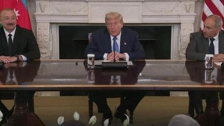 SON DAKİKA | Beyaz Saray'da Trump-Aliyev-Paşinyan Zirvesi! 'Savaşı sonsuza dek bitirecekler'