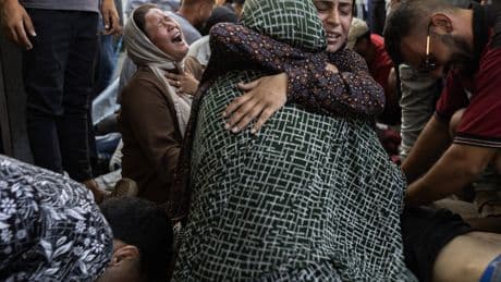 Gaza City Cafe Hit by Deadly Strike