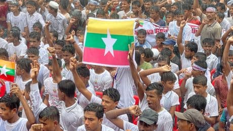Rohingya refugees in Bangladesh mark anniversary of Myanmar exodus as conference opens