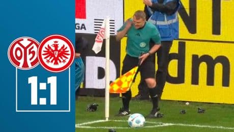 Linienrichter getroffen! - Frankfurt-„Fans“ sorgen für Chaos