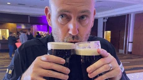 Mark Williams hits the bar after World Snooker Championship final defeat: 'See you next season'