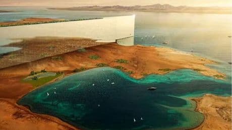 The world's biggest construction project with a ski resort in the desert