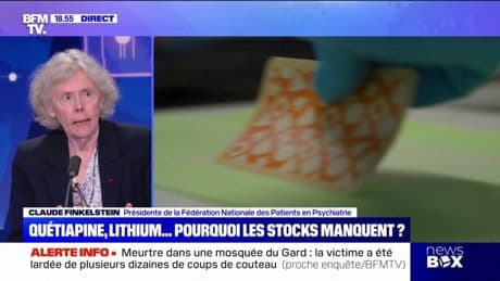 Pénurie de médicaments psychotropes: "Ce qui manque en France, c'est la réactivité", explique Claude Finkelstein, présidente de la FNAPSY