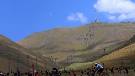 Palandöken'e Alpler'in dağ bisikleti modeli