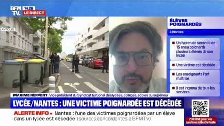 "On est horrifié par ce qu'il s'est passé": le Syndicat National des lycées et collèges réagit à l'attaque au couteau qui a fait au moins un mort à Nantes