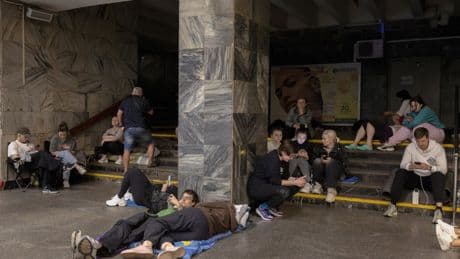 Ukraine: Russische Angriffswelle über Nacht