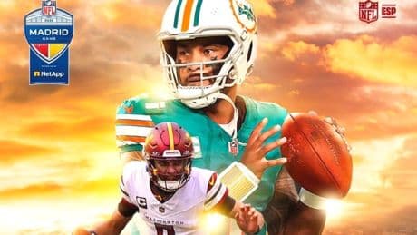 Colas de más de 700.000 personas para conseguir entradas para ver el Dolphins-Commanders de la NFL en el Bernabéu