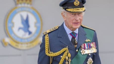 King Charles thanks families for sacrifices during visits to Scots RAF base