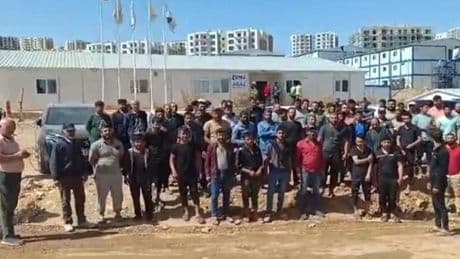 Şantiye dev, sıkıntı büyük: Maaşlarını alamayan işçiler grevde