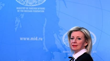 Cette porte-parole du gouvernement russe se moque des "sanctions sans précédent et restrictions illégales" contre son pays
