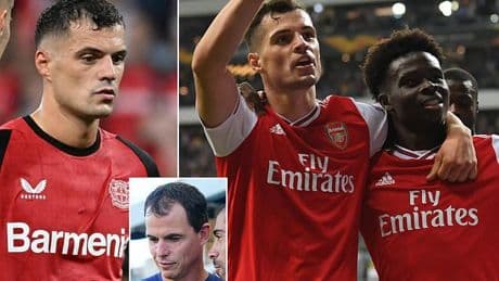 Granit Xhaka 'closes in on shock Premier League return' and Bayer Leverkusen star 'only wants one club'