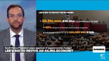 South Korea's Lee urges parliament to approve 'supplementary budget' to boost economy