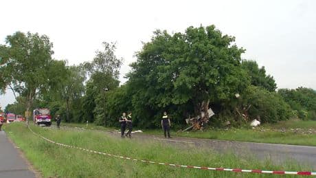 Gewitter schuld? - Flugzeug bei Peine abgestürzt! Pilot tot