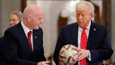 FIFA boss criticised over decision to join Trump tour and delaying meeting