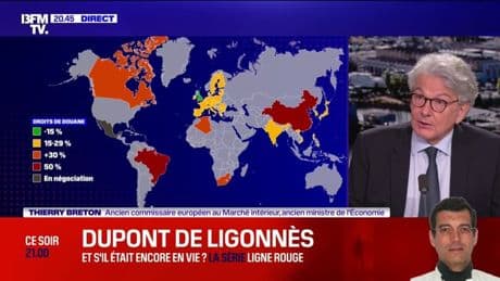Pour Thierry Breton, Donald Trump a imposé ce qu'il voulait en termes de droits de douane américains