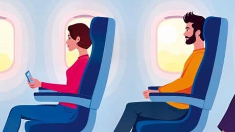 ¿Existen asientos de avión más seguros que otros?