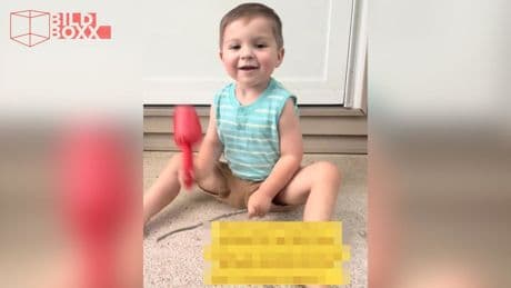 Baby-Schlagzeuger - Erst drei Jahre und schon SO einen Beat!