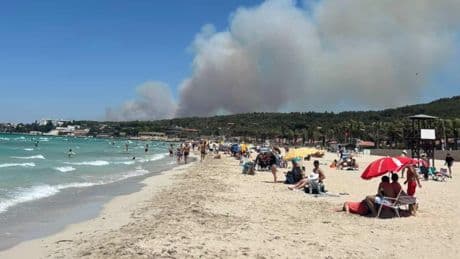 İzmir'deki yangın Çeşme'ye de sıçradı!