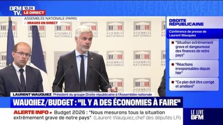 Budget 2026: Laurent Wauquiez souhaite "un plan de lutte contre l'assistanat"