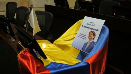 A Colombian senator shot in June falls back into critical condition after hemorrhaging