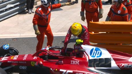 Leclerc apunta a la pole y Hamilton acaba en las barreras