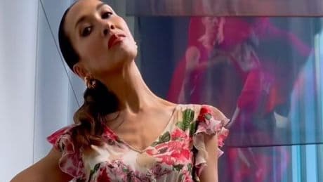 Myleene Klass’ gorgeous floral maxi dress is still in stock and perfect for wearing to the races