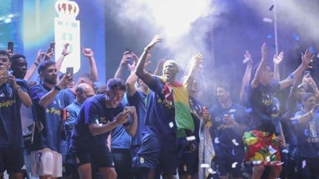 Las imágenes de la celebración del ascenso del Real Oviedo a LaLiga