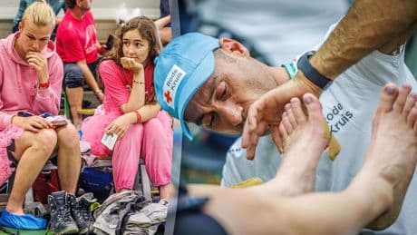 Blarendokters komen handen tekort op beruchte woensdag Nijmeegse Vierdaagse: ’We werken ons de blaren op de vingers’