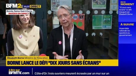 Numérique/Jeunes: "Se déconnecter de Pronote" entre 20h et 7h souhaite Élisabeth Borne