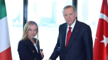 Erdoğan, Meloni ile görüştü