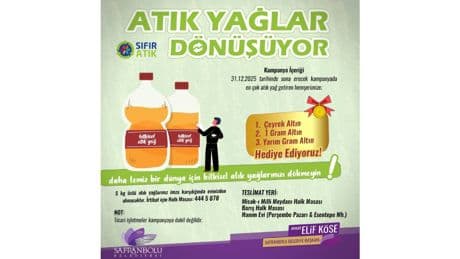 Safranbolu’da atık yağlar altına dönüşüyor: En fazla getirene çeyrek altın!