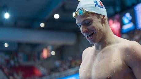 Leon Marchand Takes Down 14-Year-Old Record At The 200 IM Semi-Finals
