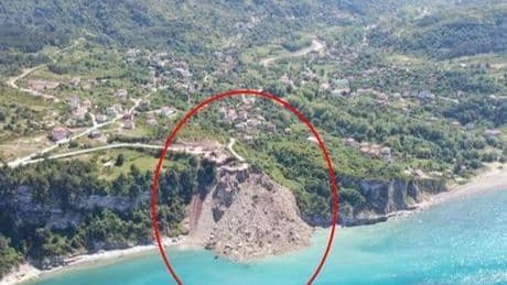 2 ilçe arasında korku dolu anlar! Karadeniz ile birleşti