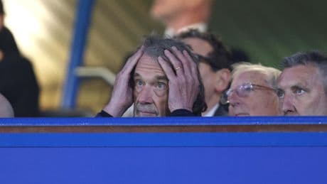Fans spot horrified Sir Jim Ratcliffe’s ‘face of regret’ as he watches Man Utd set humiliating record at Chelsea