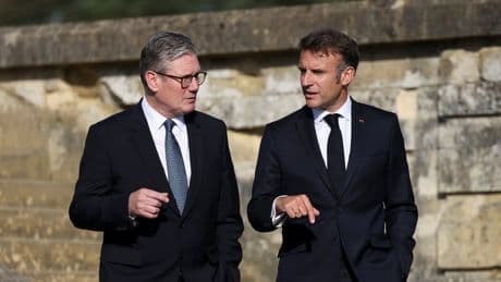 Macron to arrive in UK with Starmer set to press for help on small boats
